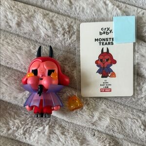 Pop mart Cry Baby Monster Tears - burn baby burn